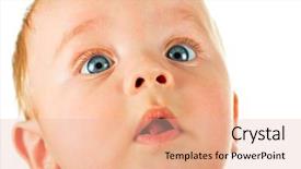  Presentation with funny - PPT theme consisting of portrait on a white background background and a lemonade colored foreground