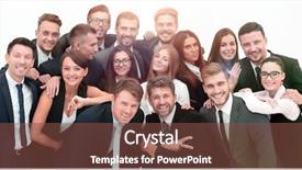  Presentation with great communication skills in business - Audience pleasing presentation theme consisting of portrait professional a great business backdrop and a tawny brown colored foreground