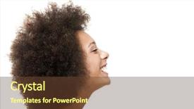  Presentation with elementary school african american female career - Slide set featuring portrait profile of a beautiful background and a  colored foreground