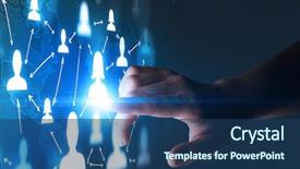  Presentation with old nautical vintage world map - Presentation having portraits and a world map background and a ocean colored foreground