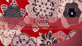  Presentation with funky - Beautiful presentation featuring poditray - funky flower background backdrop and a red colored foreground