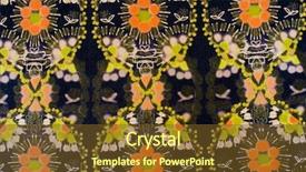  Presentation with pattern - Amazing presentation theme having poditray - pattern on background backdrop and a tawny brown colored foreground