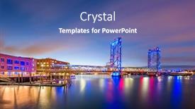  Presentation with memorial - Colorful slide deck enhanced with portsmouth-new-hampshire-usa backdrop and a ocean colored foreground