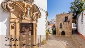  Presentation with august - Colorful PPT theme enhanced with portugal - august 2015 misericordia church backdrop and a coral colored foreground