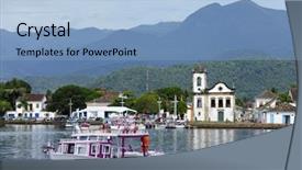  Presentation with brazils amazon rio negro river - Slides having portuguese colonies - paraty rio de janeiro background and a light blue colored foreground