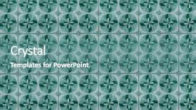  Presentation with dark green - Beautiful PPT layouts featuring portuguese tiles in mint green backdrop and a seafoam green colored foreground