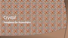  Presentation with islamic tiles - Theme featuring portuguese tiles with a orange background and a coral colored foreground