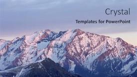  Presentation with spain - Audience pleasing slides consisting of posets peak 3375 m in pyrenees mountains huesca aragon spain backdrop and a light blue colored foreground