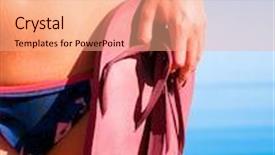  Presentation with cute - Slide set featuring posing cute background and a coral colored foreground