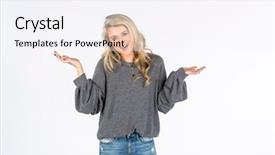  Presentation with fighter jet model - Beautiful PPT layouts featuring posing in a studio environment backdrop and a  colored foreground