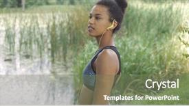  Presentation with hvac ethnic - PPT layouts consisting of posing on background of lakeside background and a  colored foreground