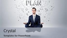  Presentation with doodle - PPT theme enhanced with position and meditates with doodle background and a light gray colored foreground