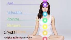  Presentation with buddhism - Slide deck having position colored lights with chakra background and a lemonade colored foreground