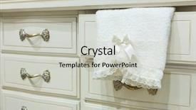  Presentation with chest anatomy - Presentation theme consisting of position holders - white chest of drawers background and a  colored foreground