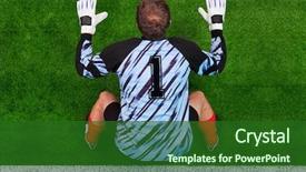  Presentation with penalty - Amazing slides having position to face a penalty backdrop and a forest green colored foreground
