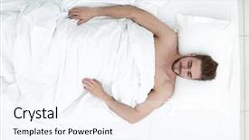  Presentation with relaxation - Beautiful presentation featuring positive attitude relationship - young man relaxation backdrop and a  colored foreground