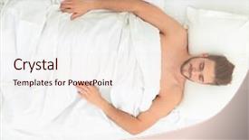  Presentation with man on top of mountain - PPT theme consisting of positive attitude relationship - young man relaxation background and a lemonade colored foreground