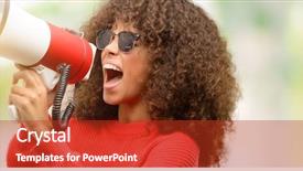  Presentation with generational african american culture - Cool new presentation theme with positive concept idea for marketing backdrop and a crimson colored foreground