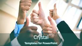  Presentation with human hands open palm up - Slides having team culture - human hands showing sign background and a ocean colored foreground