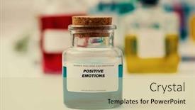  Presentation with emotions - Slide set consisting of positive-emotions-pheromones-hormones background and a  colored foreground