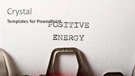  Presentation with energy - PPT theme featuring positive-energy-text-written background and a sky blue colored foreground