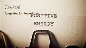  Presentation with energy - Cool new presentation with positive-energy-text-written backdrop and a lemonade colored foreground