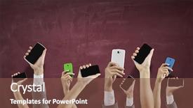  Presentation with dynamic - Amazing theme having positive financial dynamics backdrop and a  colored foreground