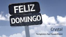  Presentation with happy 30th birthday word cloud - Cool new PPT theme with black burger with fish cheese pickle carrot spinach sprinkled with sesame seeds on white wooden background backdrop and a tawny brown colored foreground.