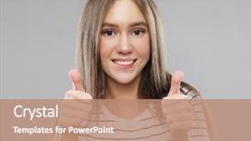  Presentation with body language - PPT layouts featuring respect to someone body language background and a coral colored foreground