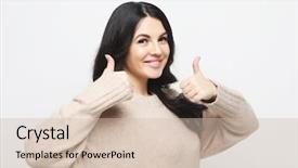  Presentation with respect - Colorful PPT layouts enhanced with respect to someone body language backdrop and a soft green colored foreground