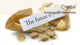  Presentation with fortune cookie - Cool new presentation theme with positive message - the future backdrop and a lemonade colored foreground