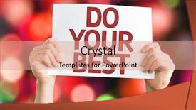  Presentation with colorful fancy carp fish koi - Presentation theme enhanced with positive psychology strengths - do your best card background and a coral colored foreground