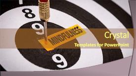  Presentation with mindfulness - Amazing slide deck having positive psychology strengths - mindfulness backdrop and a tawny brown colored foreground