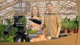  Presentation with ethnic - Slide set enhanced with positive-young-multi-ethnic-couple background and a coral colored foreground