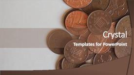 Presentation with united kingdom - Amazing presentation design having possibile - one penny and two pence backdrop and a tawny brown colored foreground