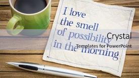  Presentation with smell - Slide deck with possible - i love the smell background and a light blue colored foreground