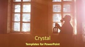  Presentation with gas - Audience pleasing slide deck consisting of post-apocalyptic-survivor-in-gas backdrop and a tawny brown colored foreground