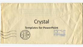  Presentation with envelope - Cool new presentation theme with post envelope background backdrop and a lemonade colored foreground