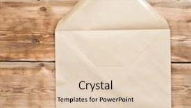  Presentation with envelope - Theme having post envelope on white background background and a lemonade colored foreground