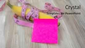  Presentation with wood harvest - Presentation having post harvest - banana with sticky note background and a  colored foreground