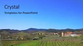  Presentation with winery - Amazing slides having post harvest - winery in alsace near strasbourg backdrop and a  colored foreground