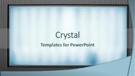  Presentation with luminous - PPT theme having post modern design - luminous advertising billboard on metal background and a  colored foreground