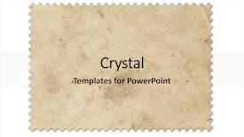  Presentation with postage - Presentation design having postage - blank post stamp scanned background and a lemonade colored foreground