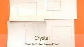  Presentation with postage - Colorful slide deck enhanced with postage stamp object backdrop and a  colored foreground