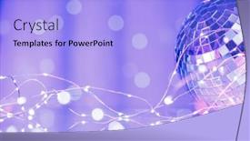  Presentation with new year - Slide set featuring postcard-for-the-new-year background and a light blue colored foreground