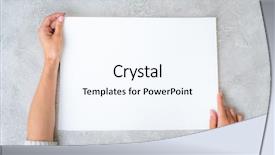  Presentation with patient and nurse holding hands - Presentation consisting of girl's hands horizontally holding background and a sky blue colored foreground