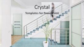  Presentation with moving - Beautiful PPT theme featuring postmodern - modern hall interior in minimalism backdrop and a light gray colored foreground