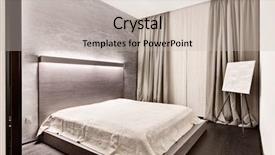  Presentation with bedroom modern - Cool new presentation with postmodern - modern minimalism style bedroom interior backdrop and a soft green colored foreground