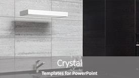  Presentation with kitchen sink splash - Beautiful presentation theme featuring postmodern - part of modern kitchen interior backdrop and a gray colored foreground