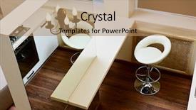  Presentation with hawaiian bar - Audience pleasing slide set consisting of postmodern - wall mirror and bar tabletop backdrop and a  colored foreground